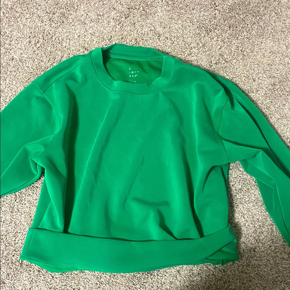 Green Crewneck Sweatshirt